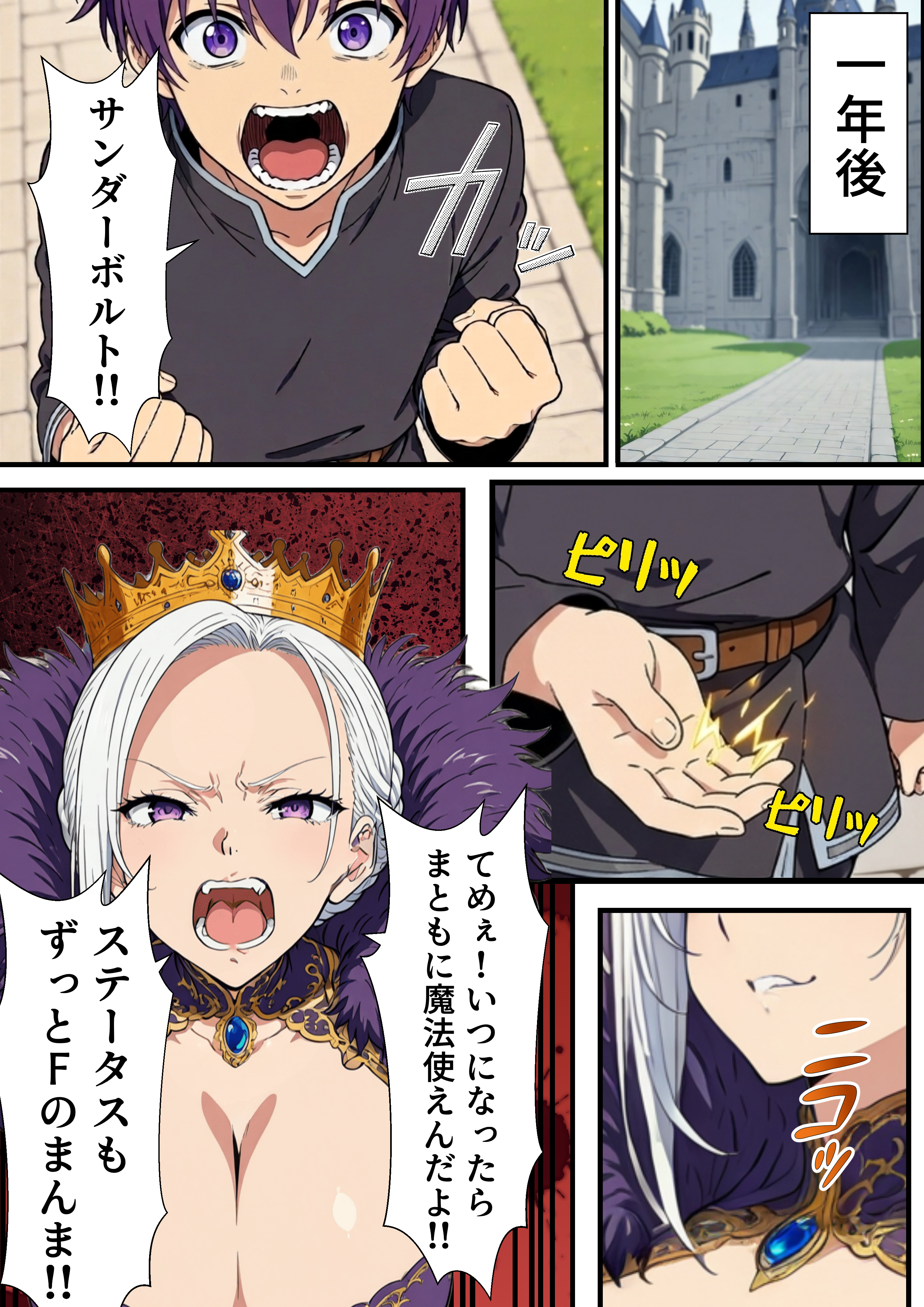 異世界召喚された最弱の雷魔法使い、体術で無双しまくり国へ復讐し、女全員を性奴●にした話(転生したらサークルだった)|FANZA同人 17